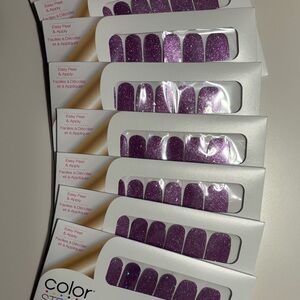 Color Street “Arctic Amethyst” Nail Strips-Set of 8